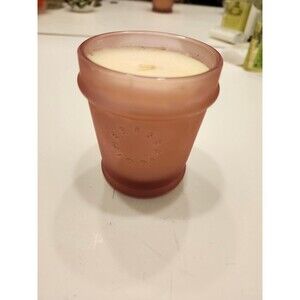 Mer Sea Coconut Sugar Scented Candle 4 oz Frosted Glass Jar New Unburned Rare